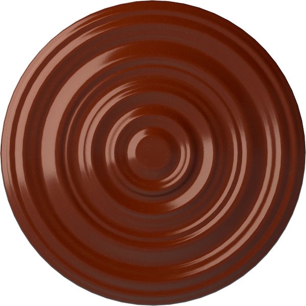 Ekena Millwork Carton Smooth Ceiling Medallion (Fits Canopies up to 9 1/8"), 29 1/8"OD x 1 1/2"P, Firebrick CM29CAFIF - main